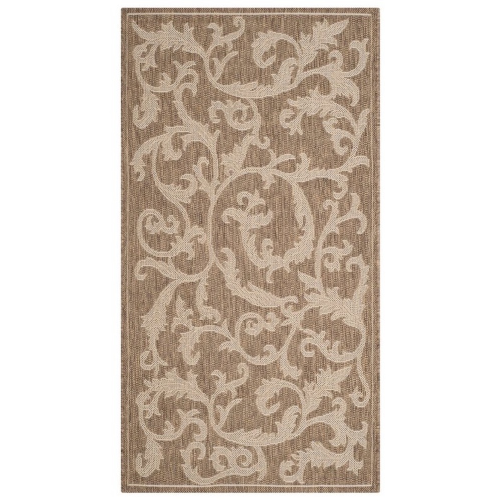 NWT Safavieh Courtyard Vintage Vine Indoor/Outdoor Waterproof Area Rug-2'7" x 5'